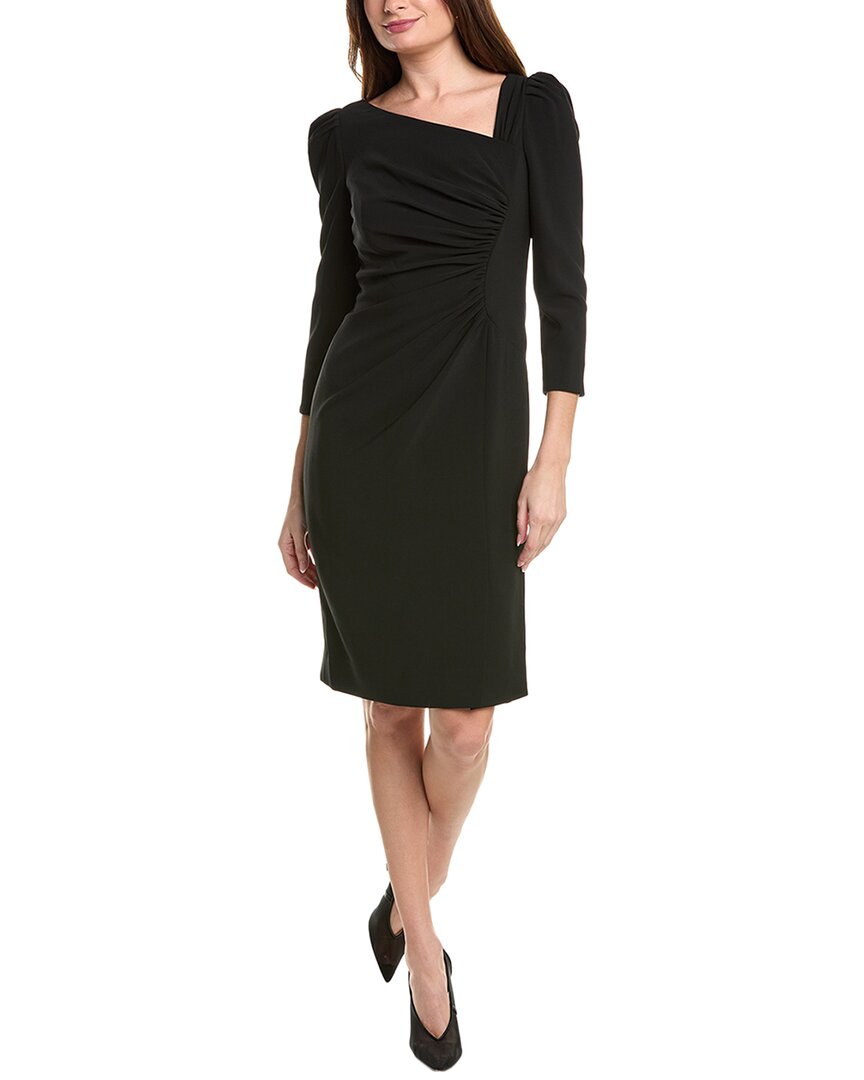 

Тери Джон от Рики Фримен Плиссированное платье-футляр Teri Jon by Rickie Freeman, черный