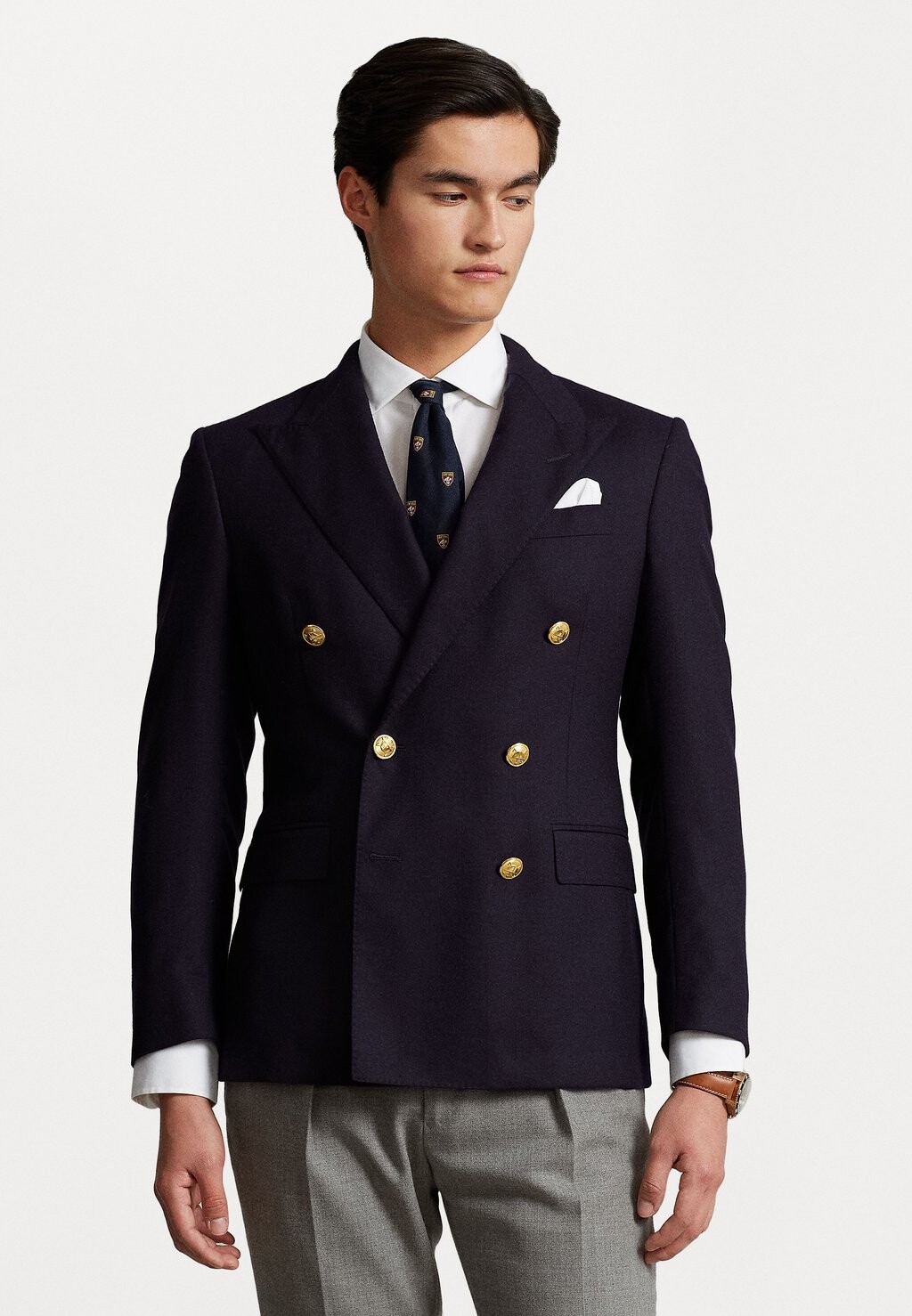 Рубашка РУБАШКА CUSTOM FIT ИЗ ПОПЛИН Polo Ralph Lauren, белый — фото 4