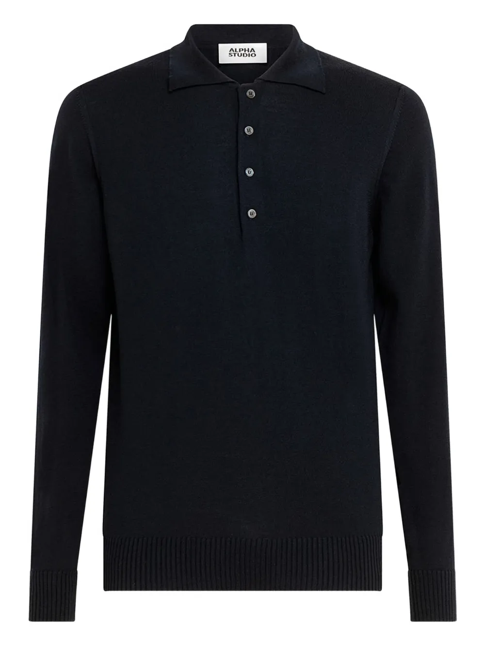 

Поло на пуговицах Alpha Industries, синий