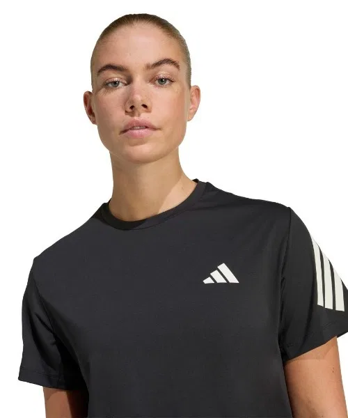 Женская футболка Adidas Adi365 ClimaCool для бега чёрная — фото 3