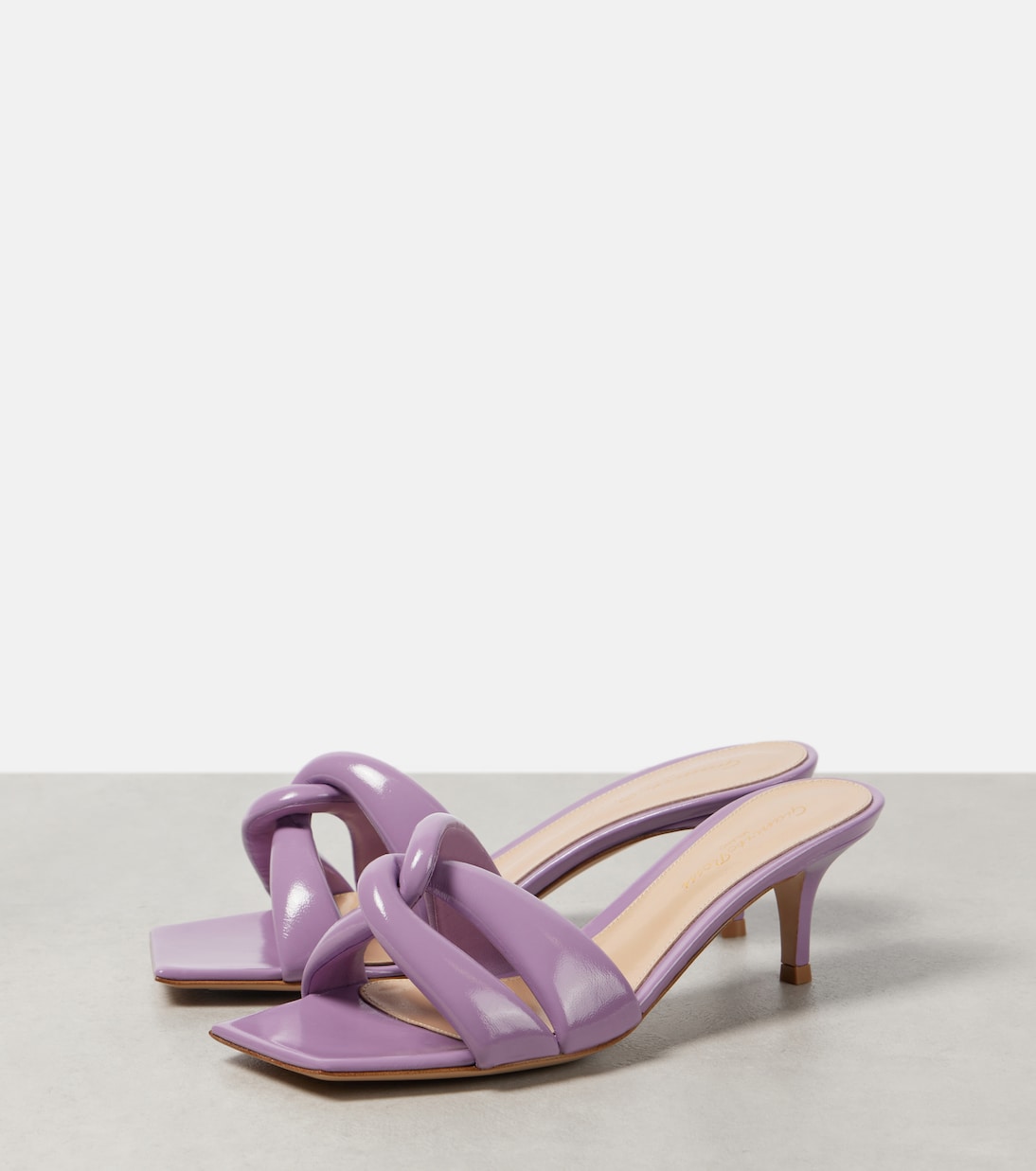 Мюли Amour 55 из лакированной кожи Gianvito Rossi, Melrose — фото 4