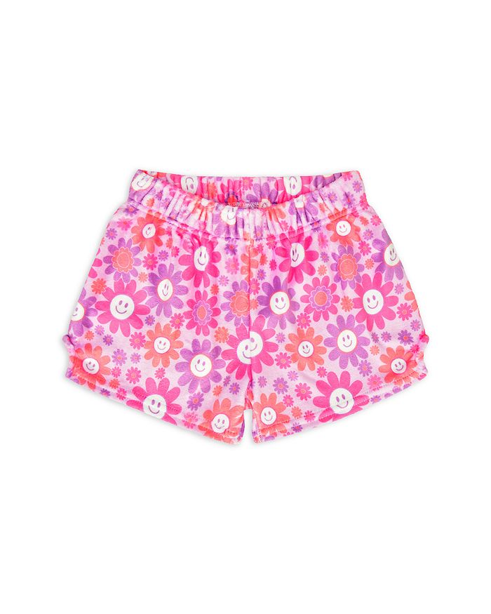 

Детские плюшевые шорты "Groovy Smiles" для девочек - малышки и подростки Iscream, мультиколор