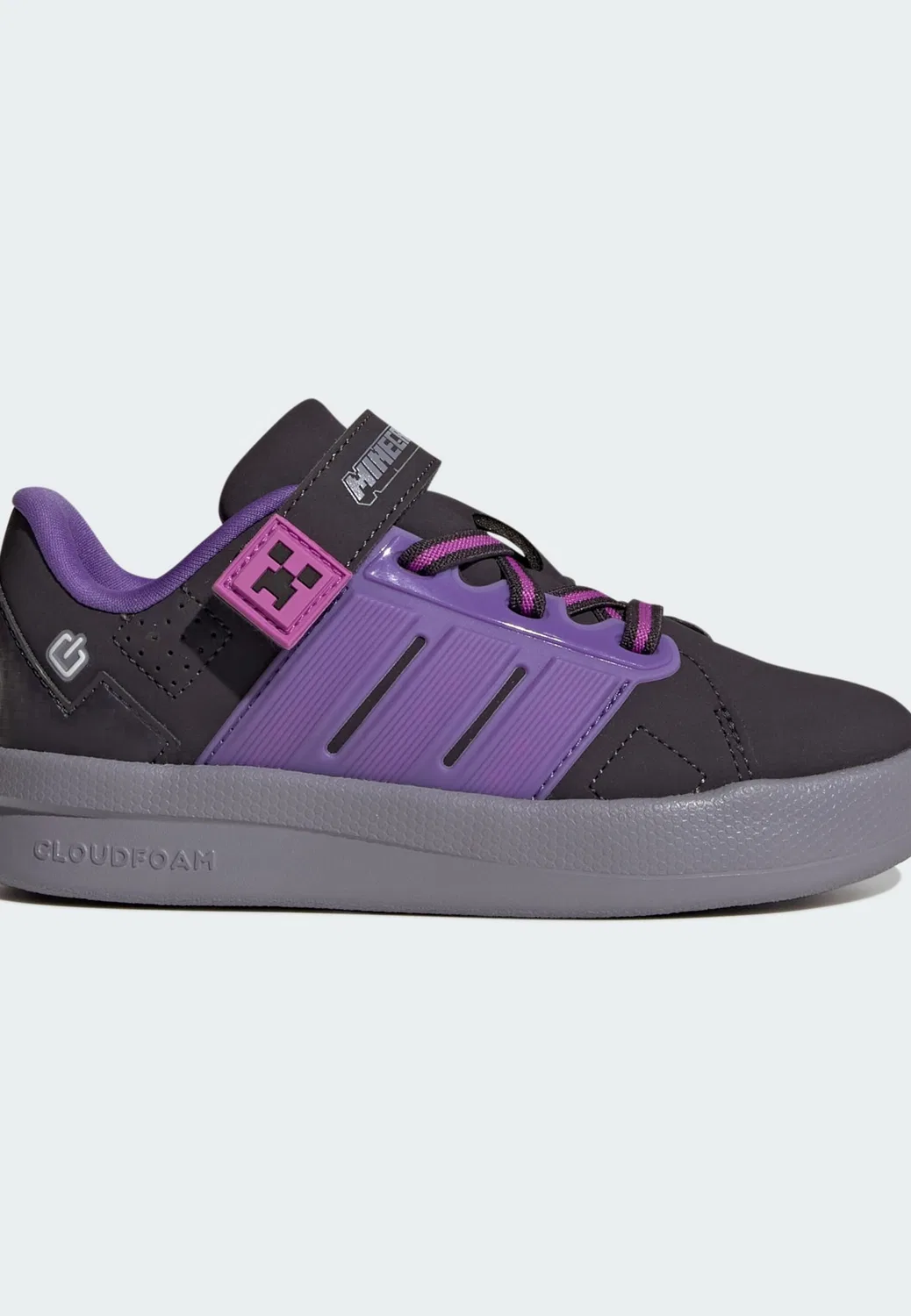 Кроссовки Adidas Sportswear Minecraft Lightorama Court черного цвета — фото 4
