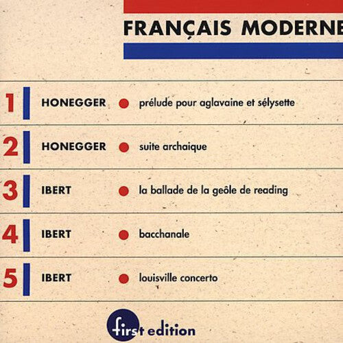 

CD диск Honegger / Ibert / Whitney / Mester: Francais Moderne 1