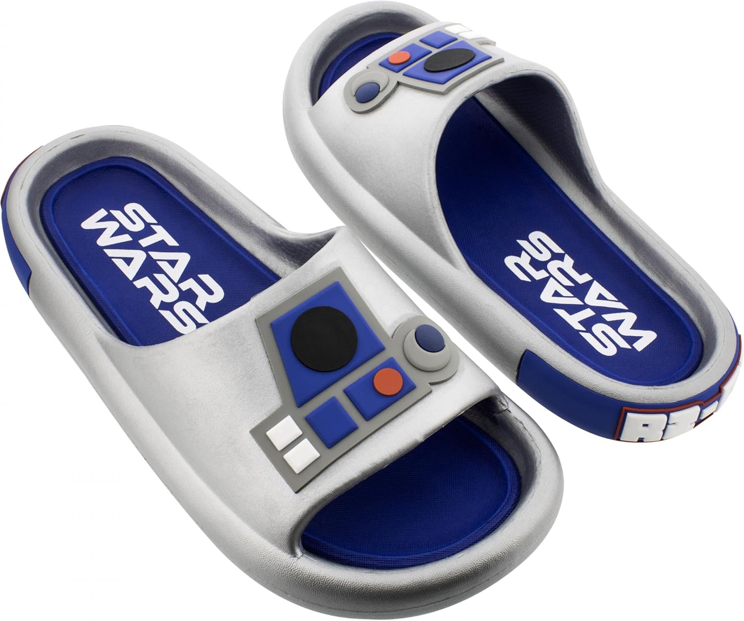 

Мужские сандалии Ground Up Star Wars R2-D2 Metallic Cloud Comfort, серебро