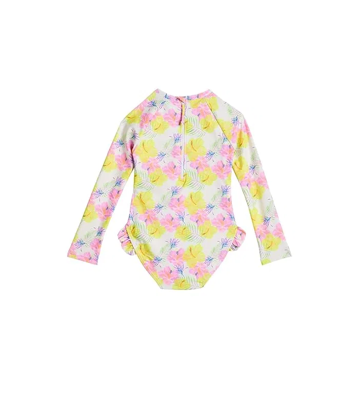 Купальник слитный с оборкой Aloha Vacay Recycled Leg Frill Surf Suit Snapper Rock Kids, Multi — фото 2