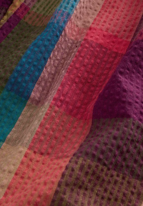 Брюки-Бочонки классического кроя без застежки Next, Multicoloured Check — фото 4
