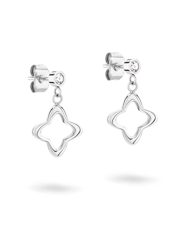 

Apple of Eden Серьги «Сверкающий цветок» из серебра