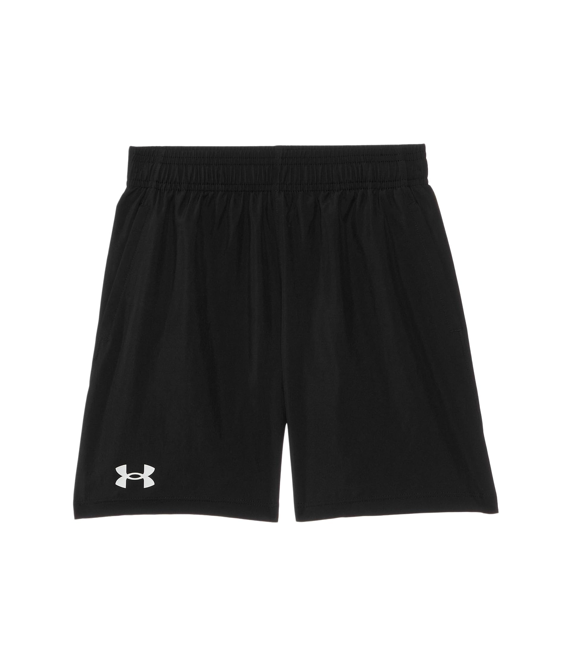 

Шорты Under Armour Kids Youth Woven Shorts, черный/белый