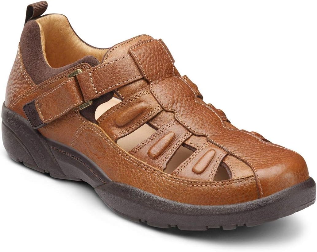 

Dr. Comfort Fisherman Men's Therapeutic Diabetic Extra Depth Сандалии: Chestnut 8.5 X-Wide (3E/4E) No Brand