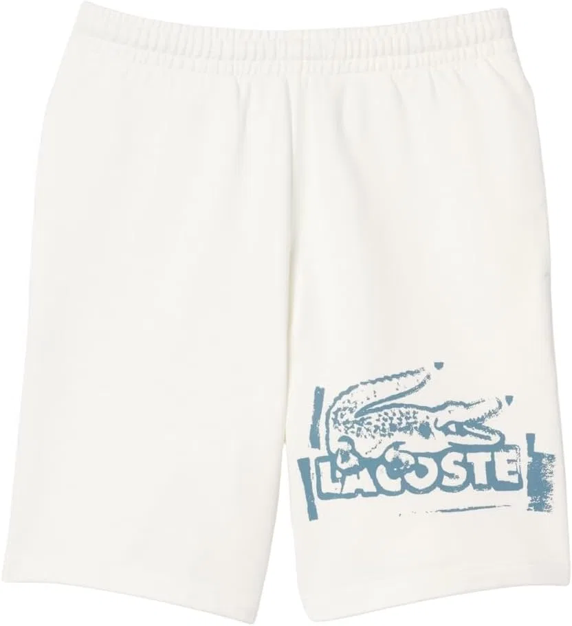 Шорты Lacoste Regular Fit Spray Paint, Flour/Limestone