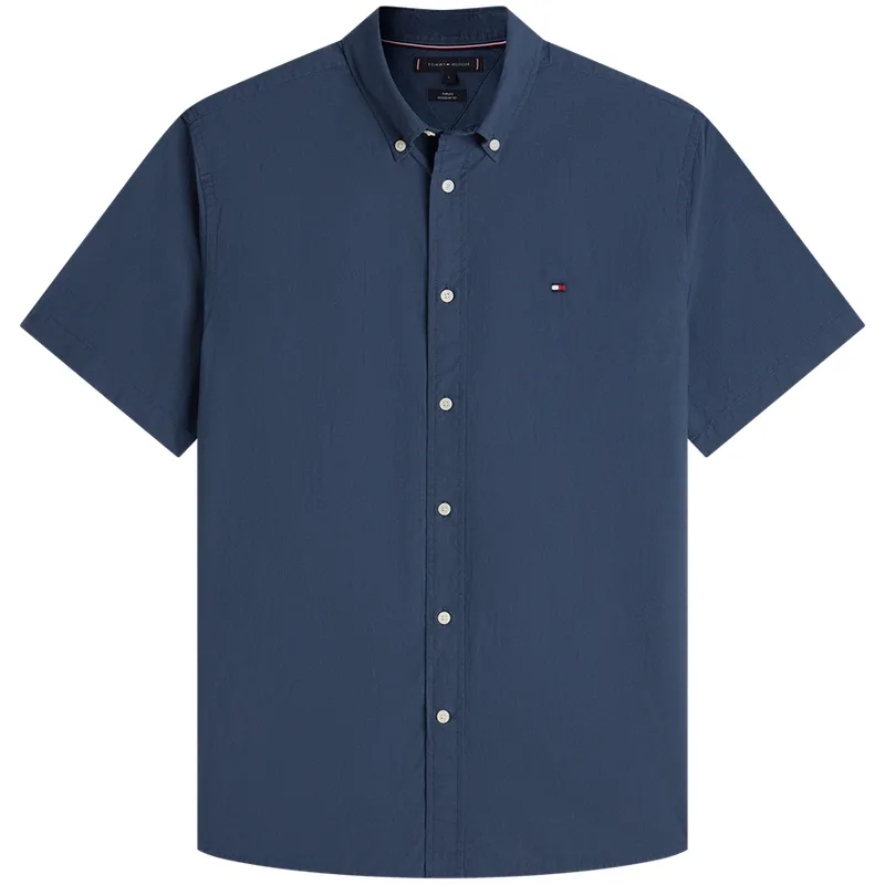Рубашка мужская Lapel Moderate Others Tommy Hilfiger, темно- синий plaid 0mt