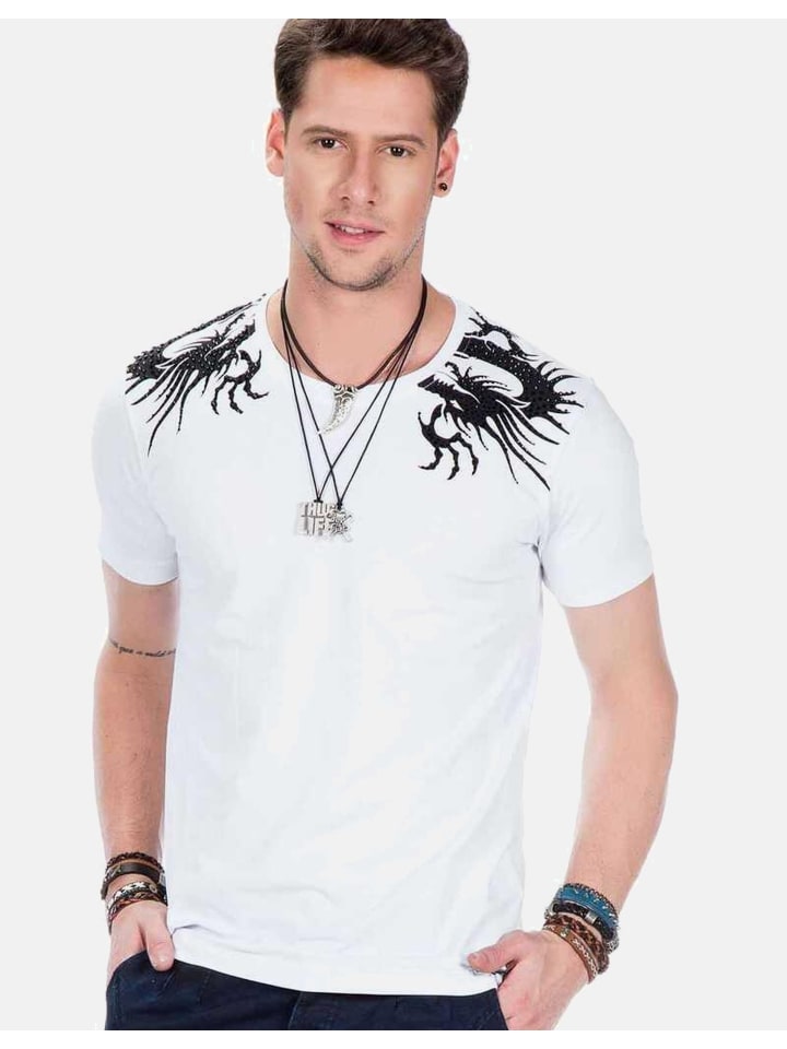 

Футболка Cipo & Baxx T-Shirts, белый