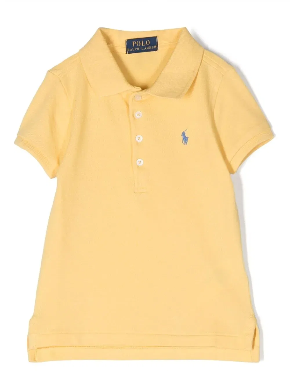 Подростковая поло-рубашка с вышитым логотипом Polo Ralph Lauren Kids, желтый