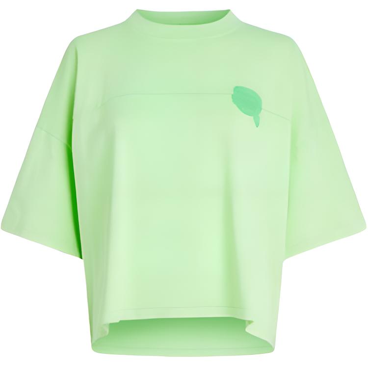 

Футболка KARL LAGERFELD с удлиненными плечами женская KARL LAGERFELD / Karl Lagerfeld Jeans, зеленый