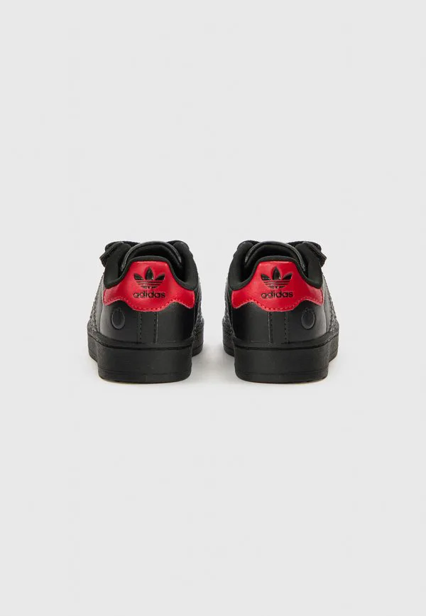 Кроссовки superstar унисекс Adidas Originals, Core Black/Red — фото 3