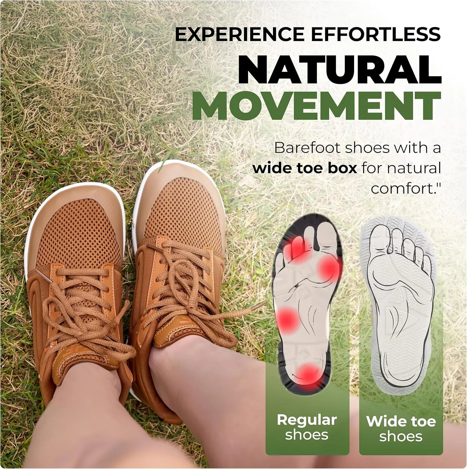 Кроссовки минималистичные Hike Footwear Lorana, коричневый — фото 4