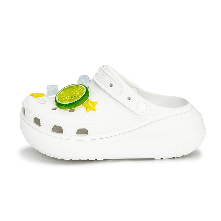 Crocs Женские сабо Crush Clog желто-зеленого цвета