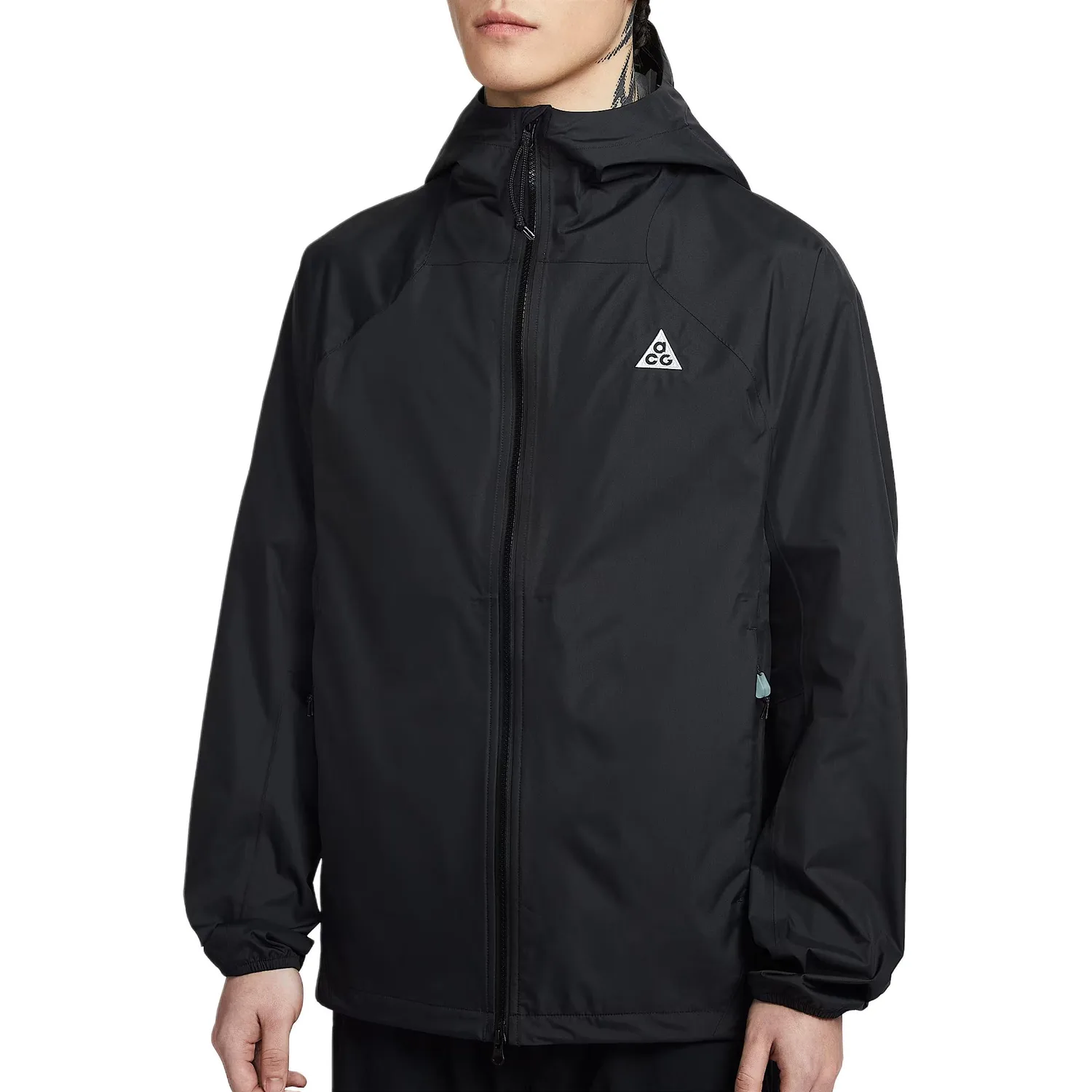 Куртка ветровка мужская водонепроницаемая и ветрозащитная ACG FW25 Nike, Black/Black/Black/Mountain White — фото 4