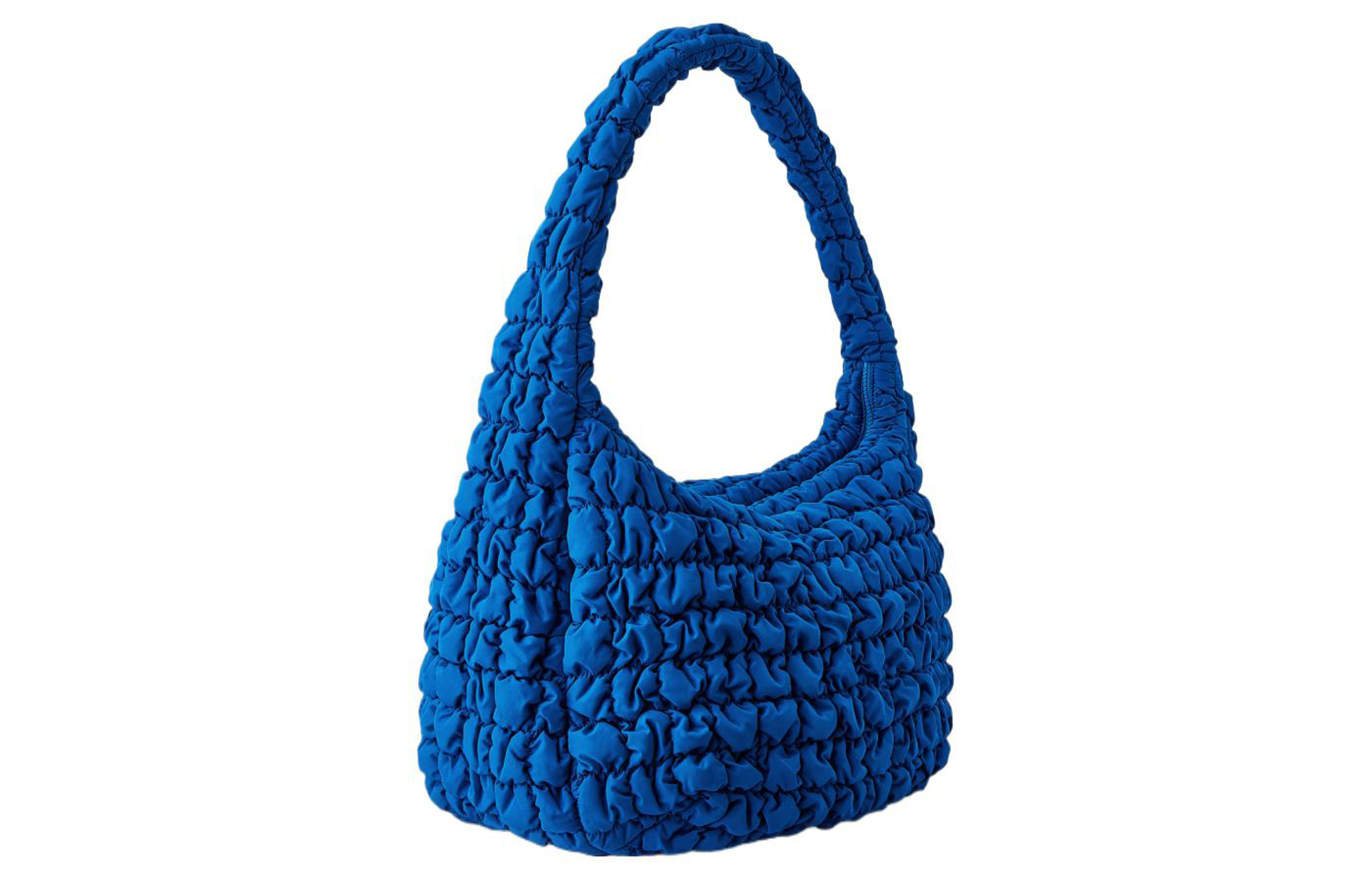 

COS Полиэстеровая сумка Cloud, женская большая одноручная сумка через плечо синего цвета