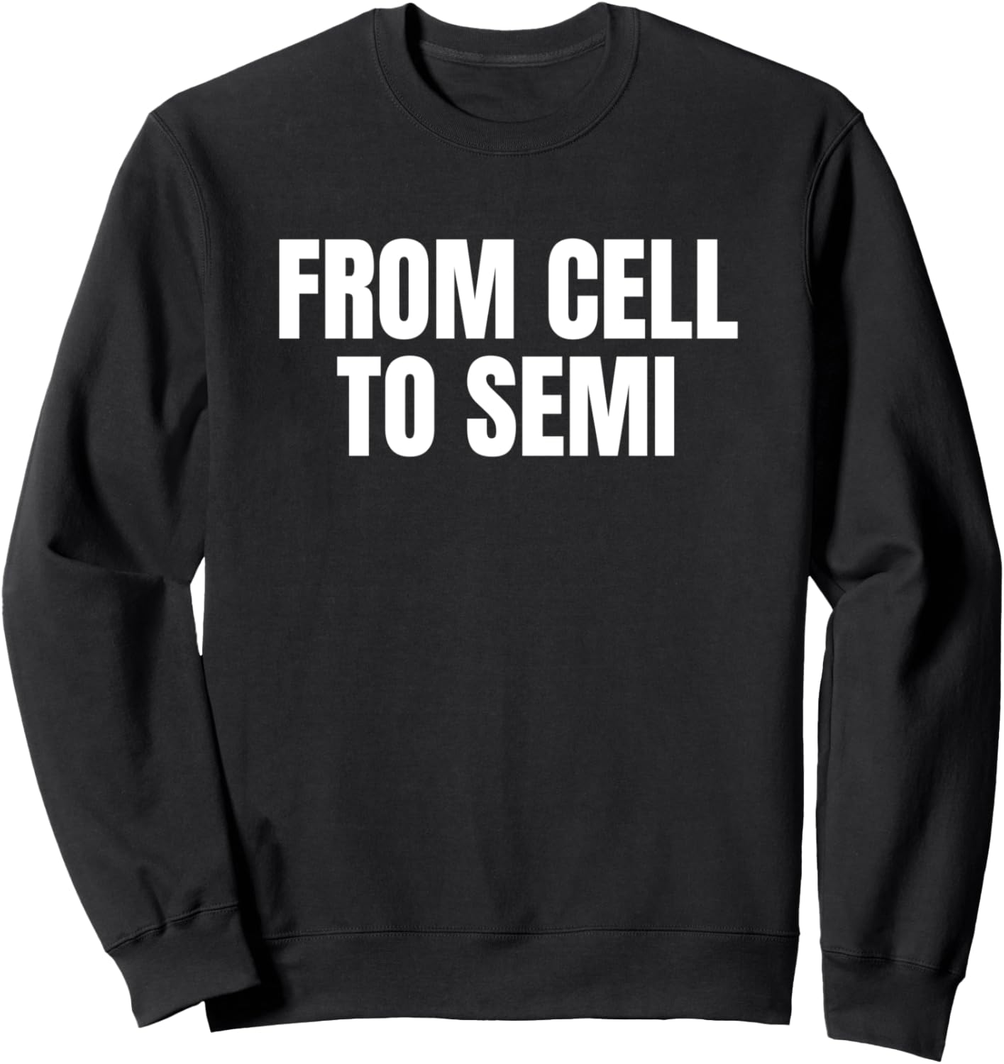 

Футболка с забавным рисунком «От клетки до полуприцепа» Four1Nine Truckers Official, черный