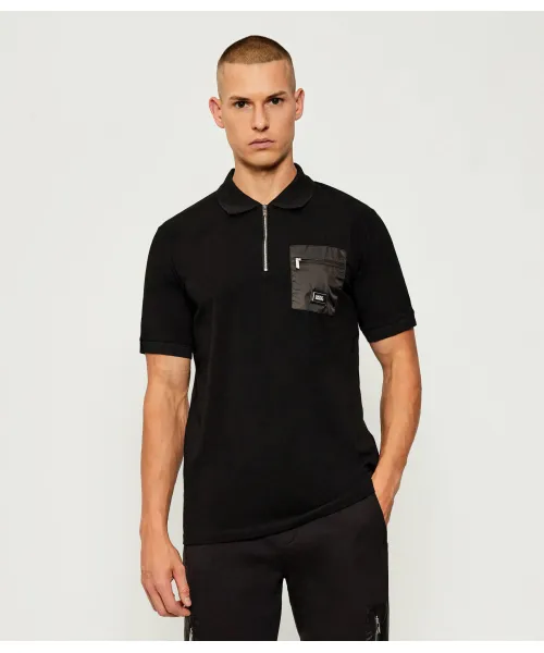 

Футболка поло Regular fit Karl Lagerfeld, черный