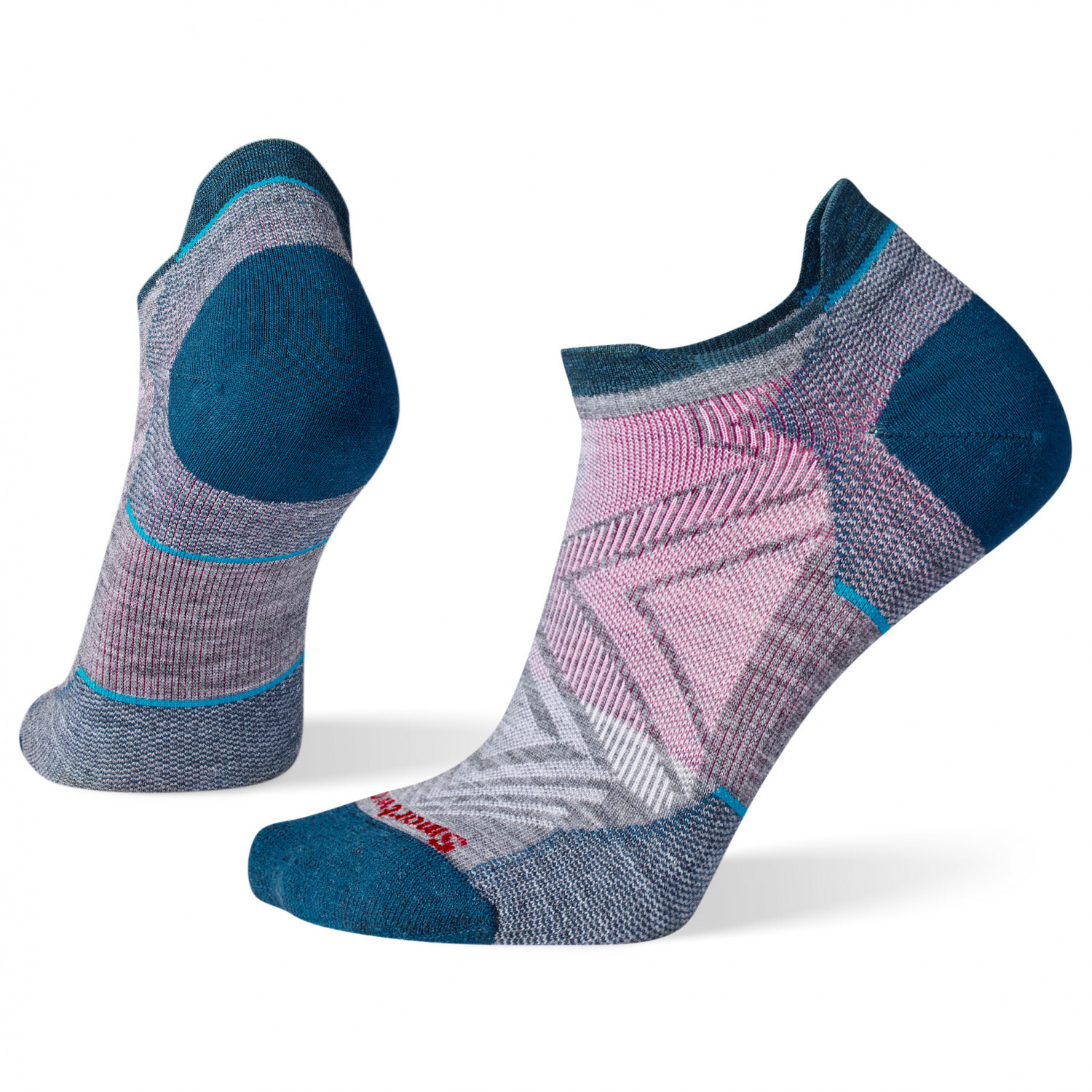 

Носки для бега Smartwool Women's Run Zero Cushion Low Ankle, цвет Medium Gray