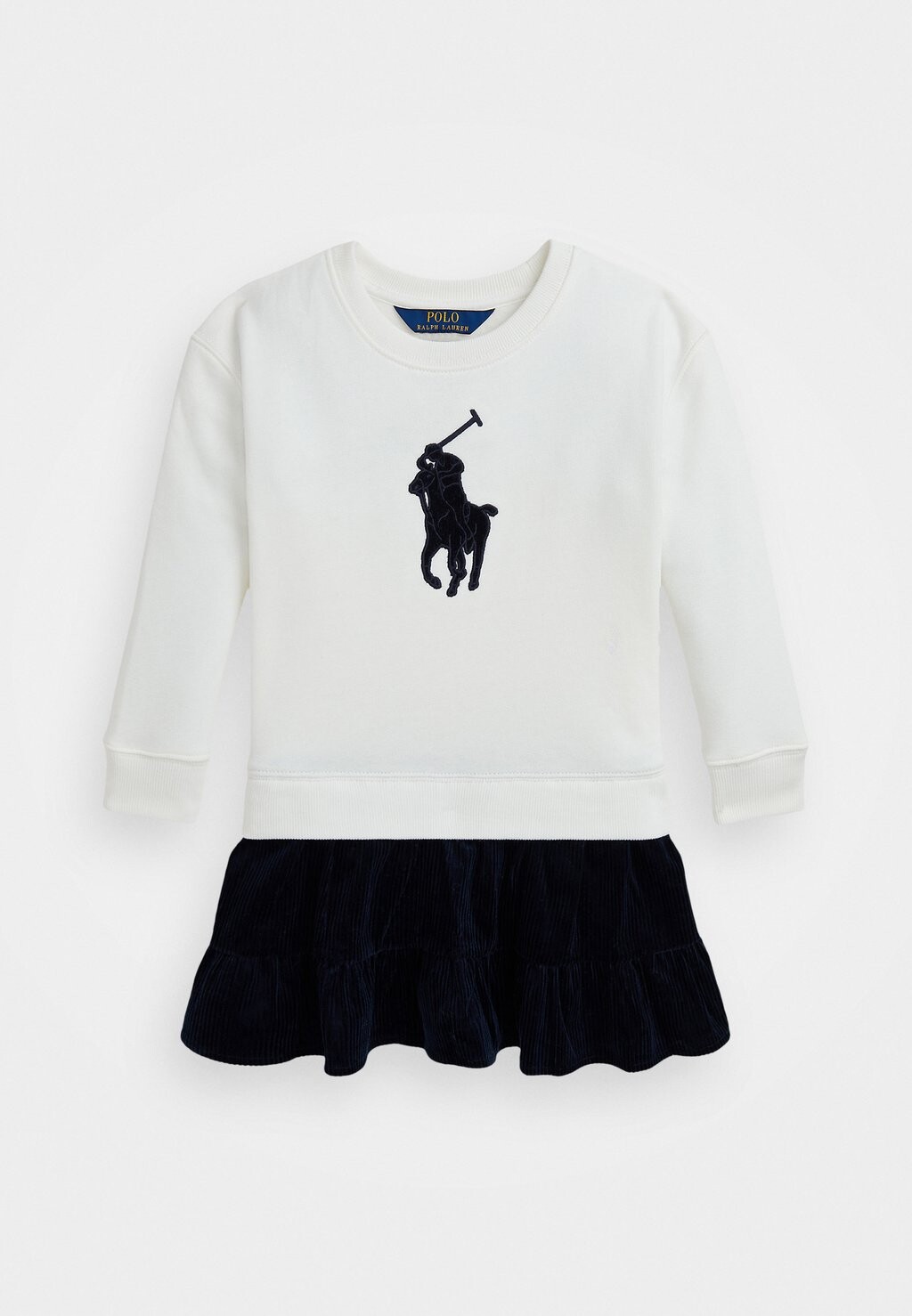 

Платье из джерси BIG PONY CORDUROY-SKIRT DRESS Polo Ralph Lauren, цвет Transparent