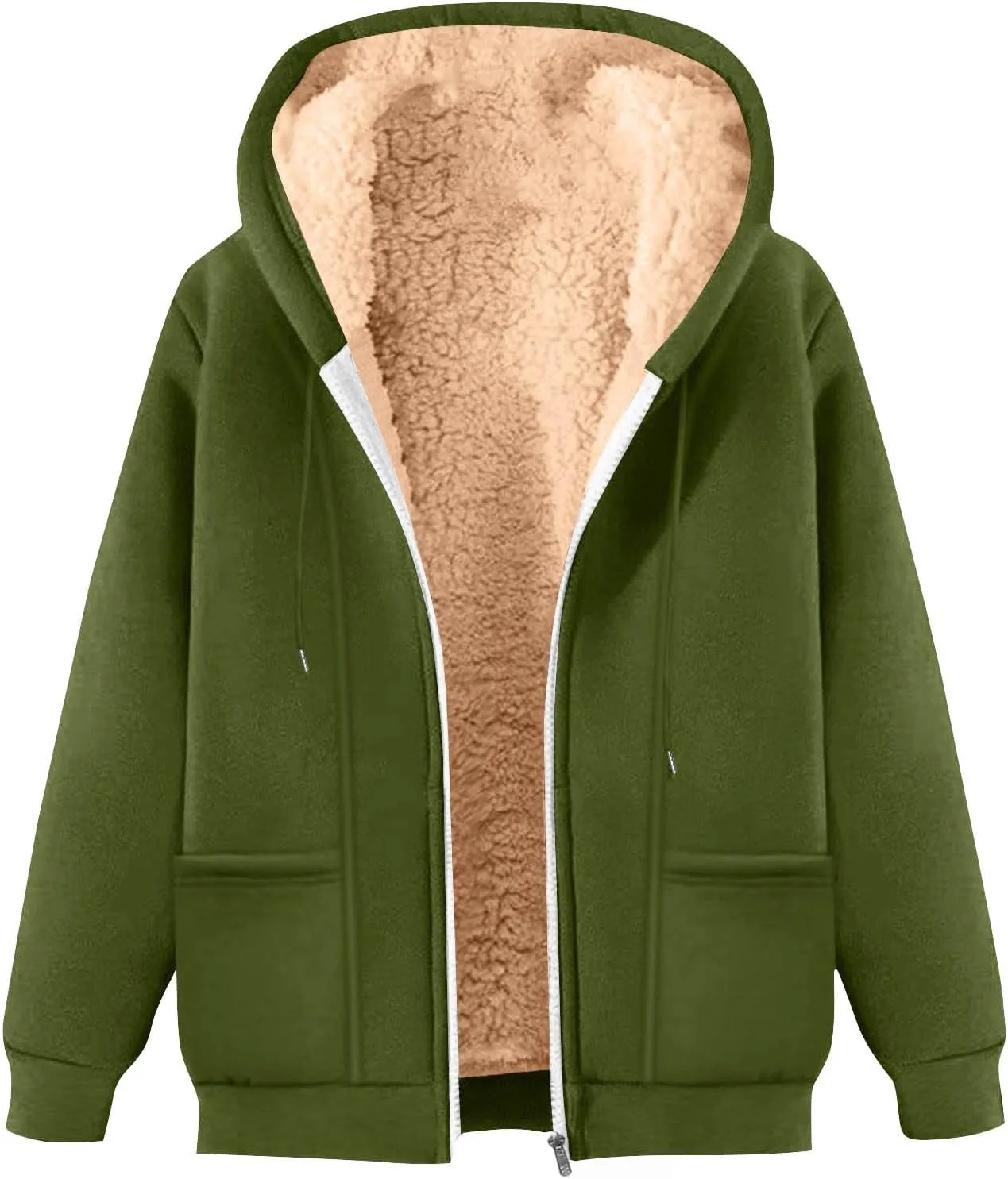 

Мужская зимняя утепленная толстовка с капюшоном на молнии, Sherpa Mrmaere