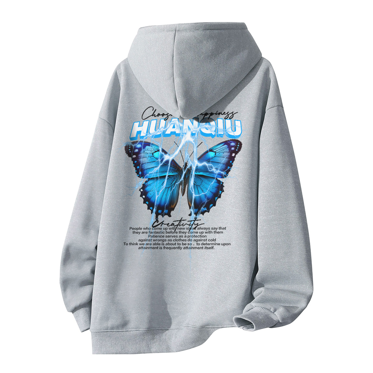 

Толстовка Unisex Hooded Moderate Heavyweight HUANQIU, светло-серый