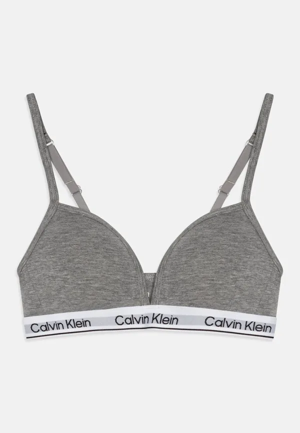Треугольный бюстгальтер (2 шт.) Calvin Klein Underwear, Silver Peony/Grey Heather — фото 3