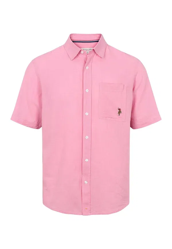 Рубашка Umflori U.S. Polo Assn., призматический розовый