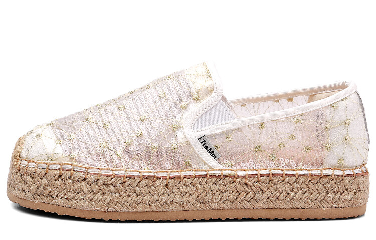 

Туфли женские повседневные Women's Casual Shoes Women's Gold Tt&Mm, золотой