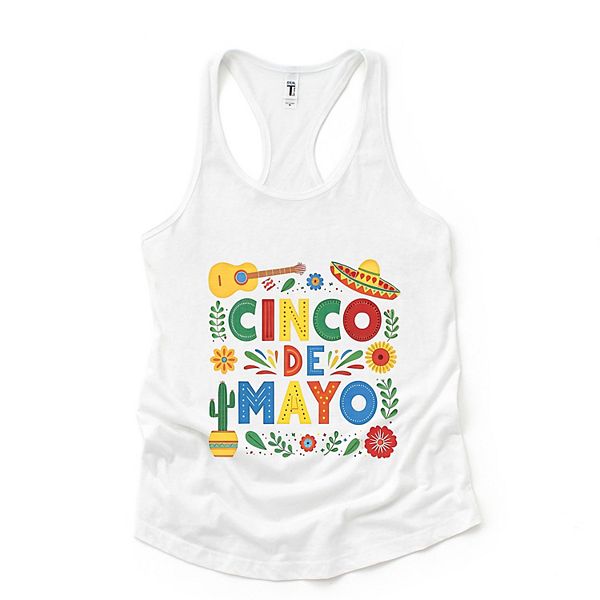 

Футболка-майка Cinco de mayo с принтом Simply Sage Market, White, Белый, Футболка-майка Cinco de mayo с принтом Simply Sage Market, White