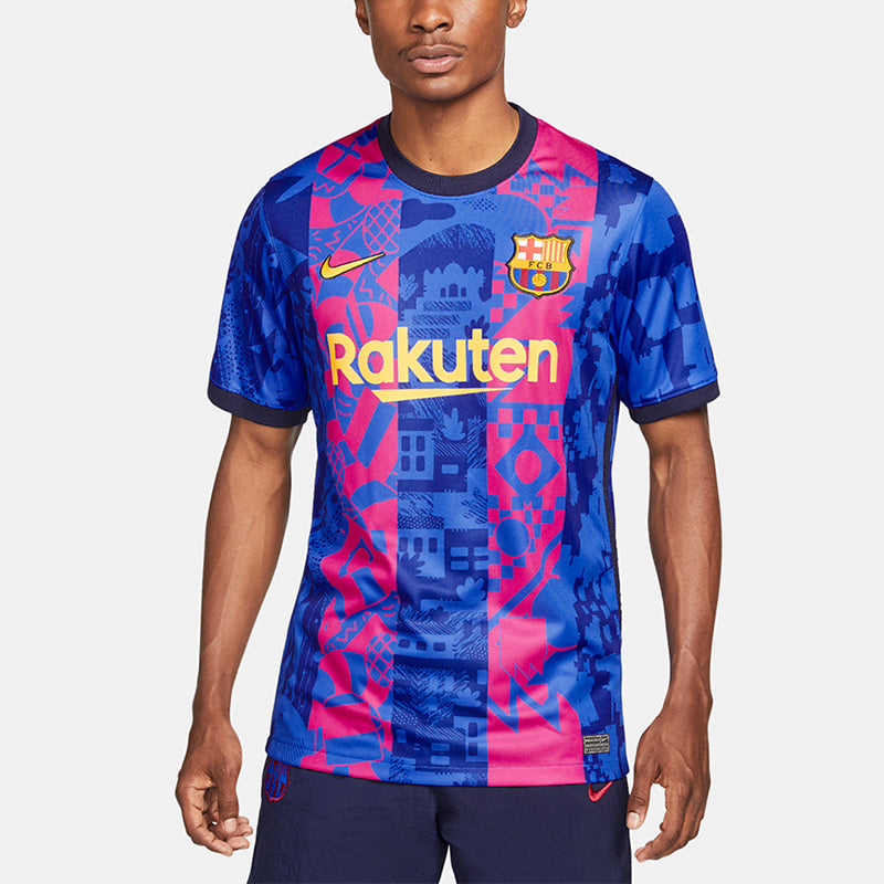 Джерси Nike FC Barcelona 21/22 Third Jersey 'Blue' — фото 3