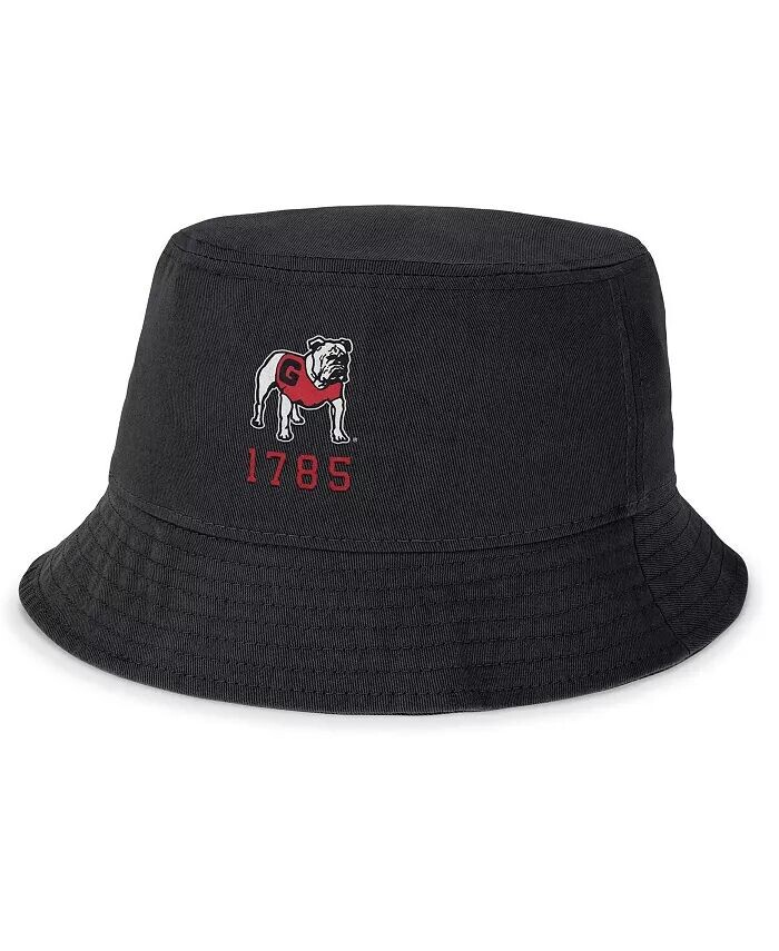 

Черная мужская панама Georgia Bulldogs Legacy Apex Nike, черный