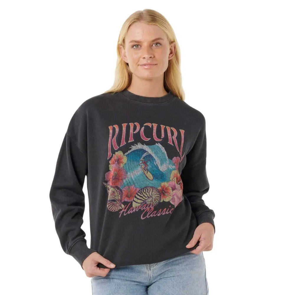 

Толстовка Rip Curl Hawaii Classic Heritage Crew, черный