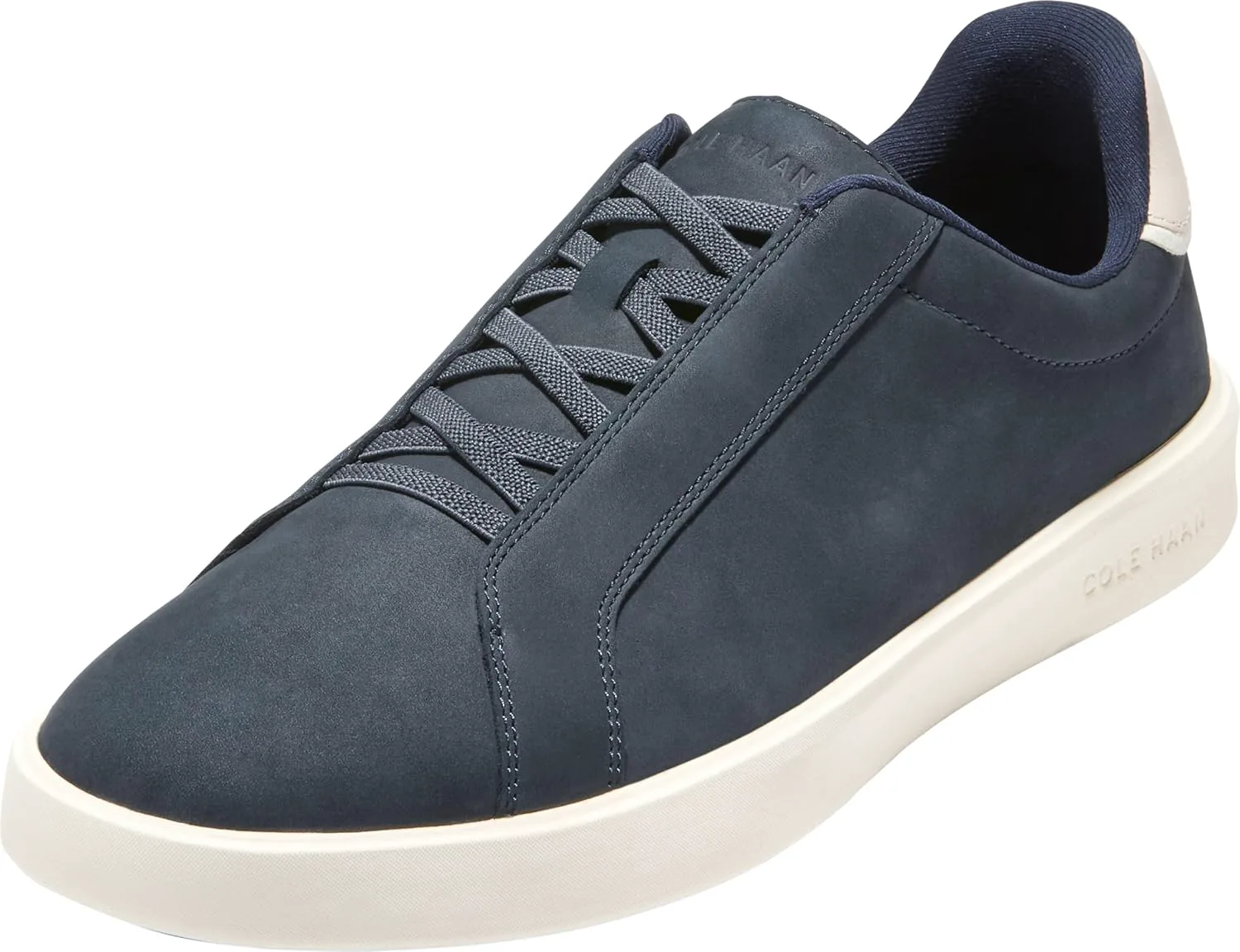 Мужские слипоны Cole Haan Grand Crosscourt с дневной шнуровкой, темно-синий/слоновая кость