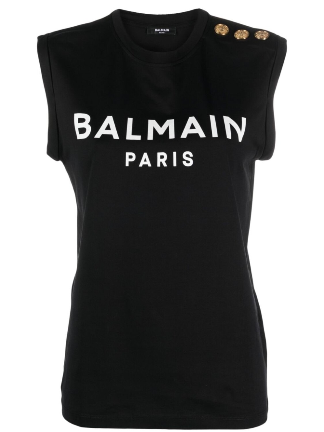 

Balmain футболка с логотипом, черный