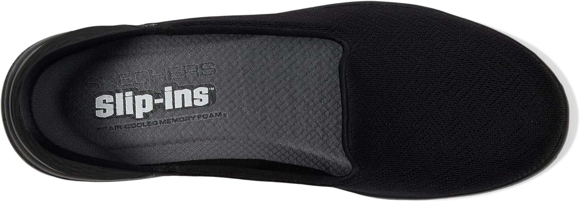 Кроссовки SKECHERS On-The-Go Flex - Astonish Hands Free Slip-Ins, Black/Black — фото 2