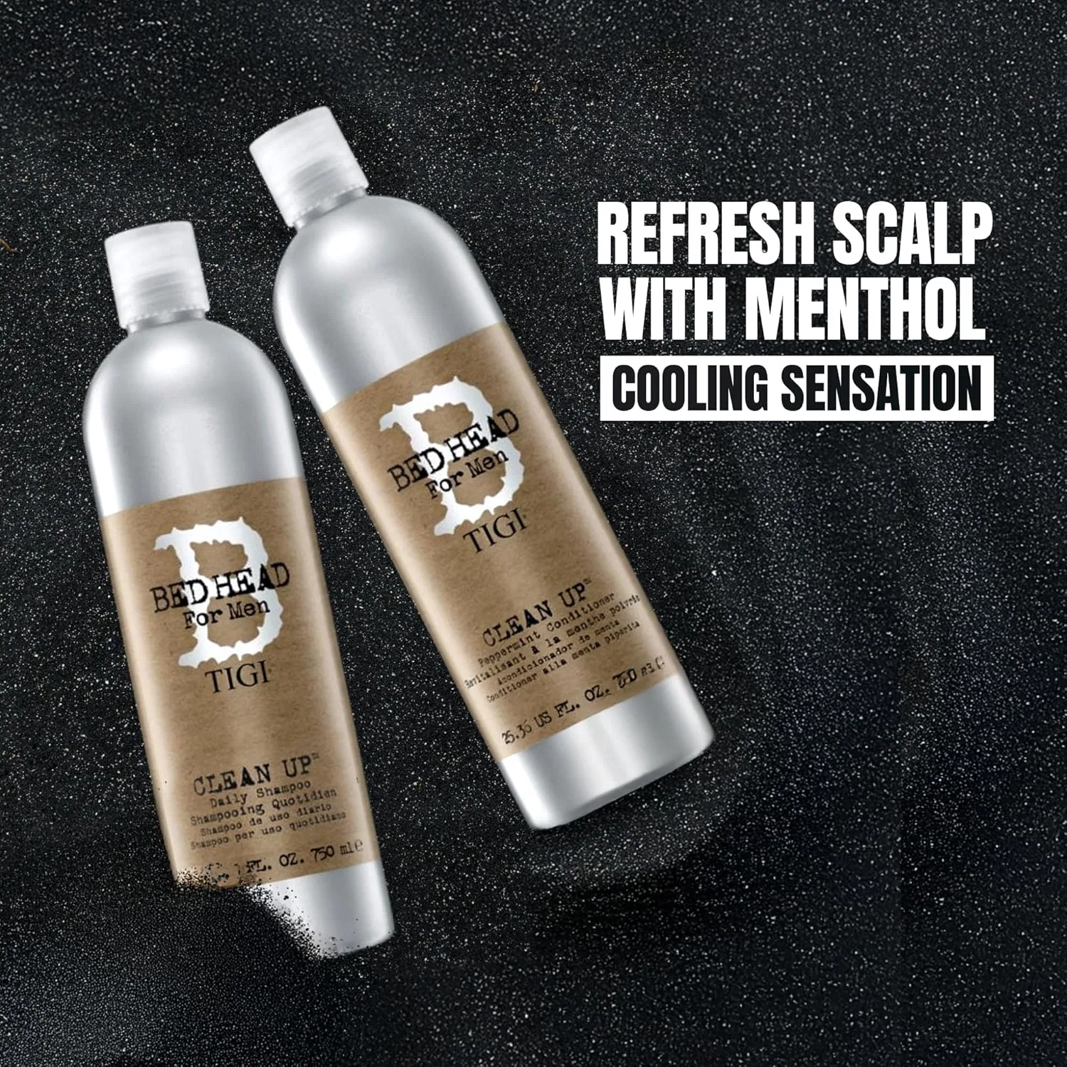 Мужской шампунь «Clean Up» с ароматом базилика и мяты от TIGI Bed Head Tigi — фото 4