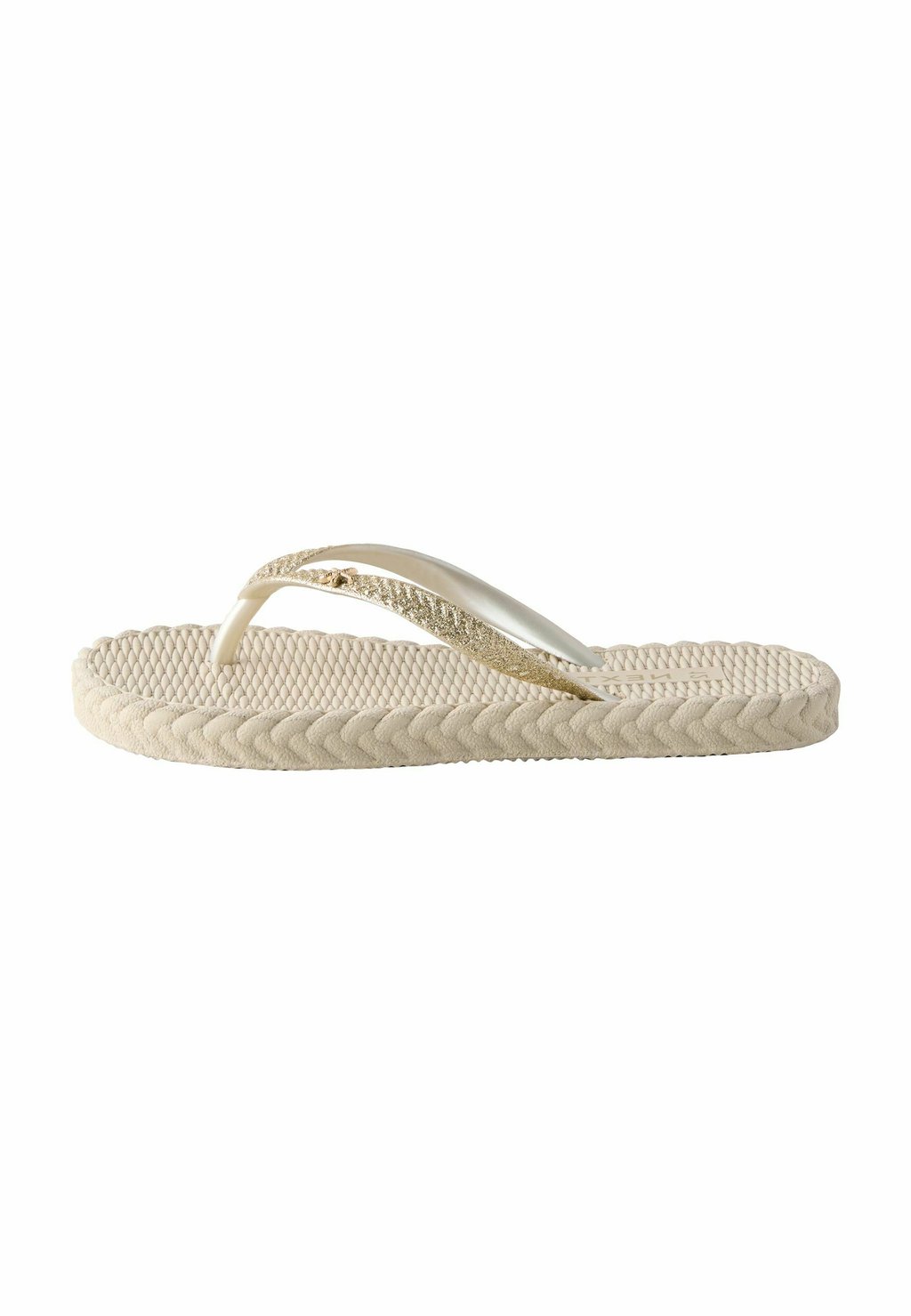 

Шлепанцы T-bar sandals Next, бежевый
