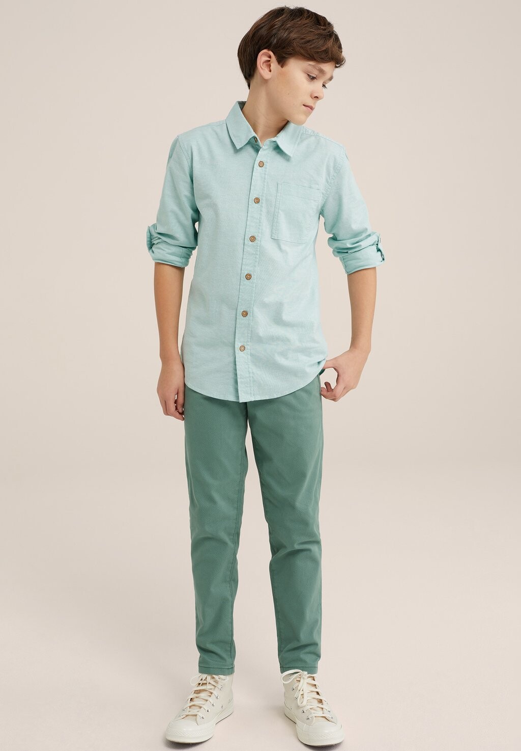 

Рубашка WE Fashion, цвет green