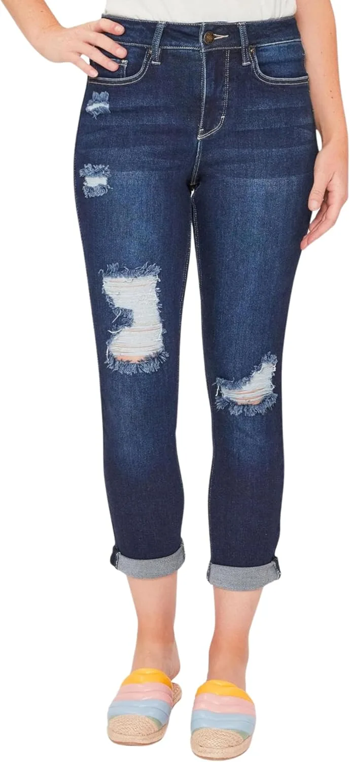 

Royalty for Me Women's Vintage 5 Pocket Slim Straight Cuff Jean