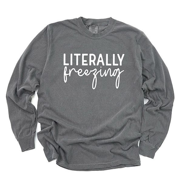 

Футболка с длинным рукавом Literally freezing cursive garment dyed Simply Sage Market, Pepper, Зеленый, Футболка с длинным рукавом Literally freezing cursive garment dyed Simply Sage Market, Pepper