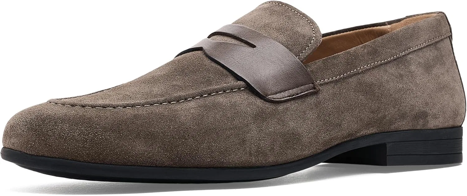 Лоферы из замши Florsheim, серые