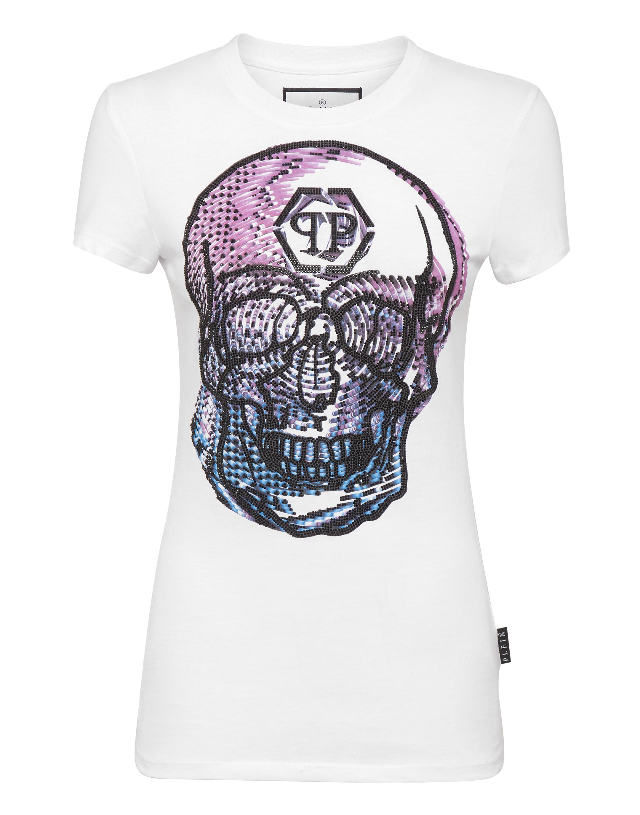 

Футболка с круглым вырезом Sexy Pure Fit Skull PHILIPP PLEIN, белый
