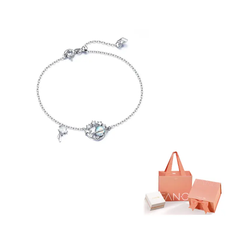 

Серебряное украшение S925 для женщин FANCI, Surrounding Planet Bracelet
