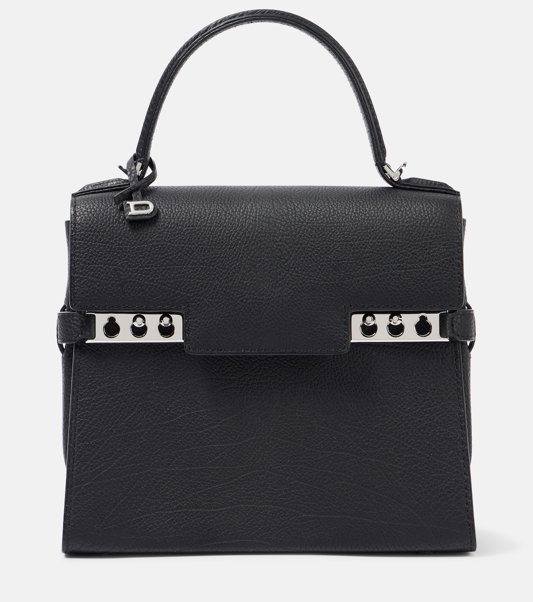 

Сумка-тоут Tempête из кожи Delvaux, нуар