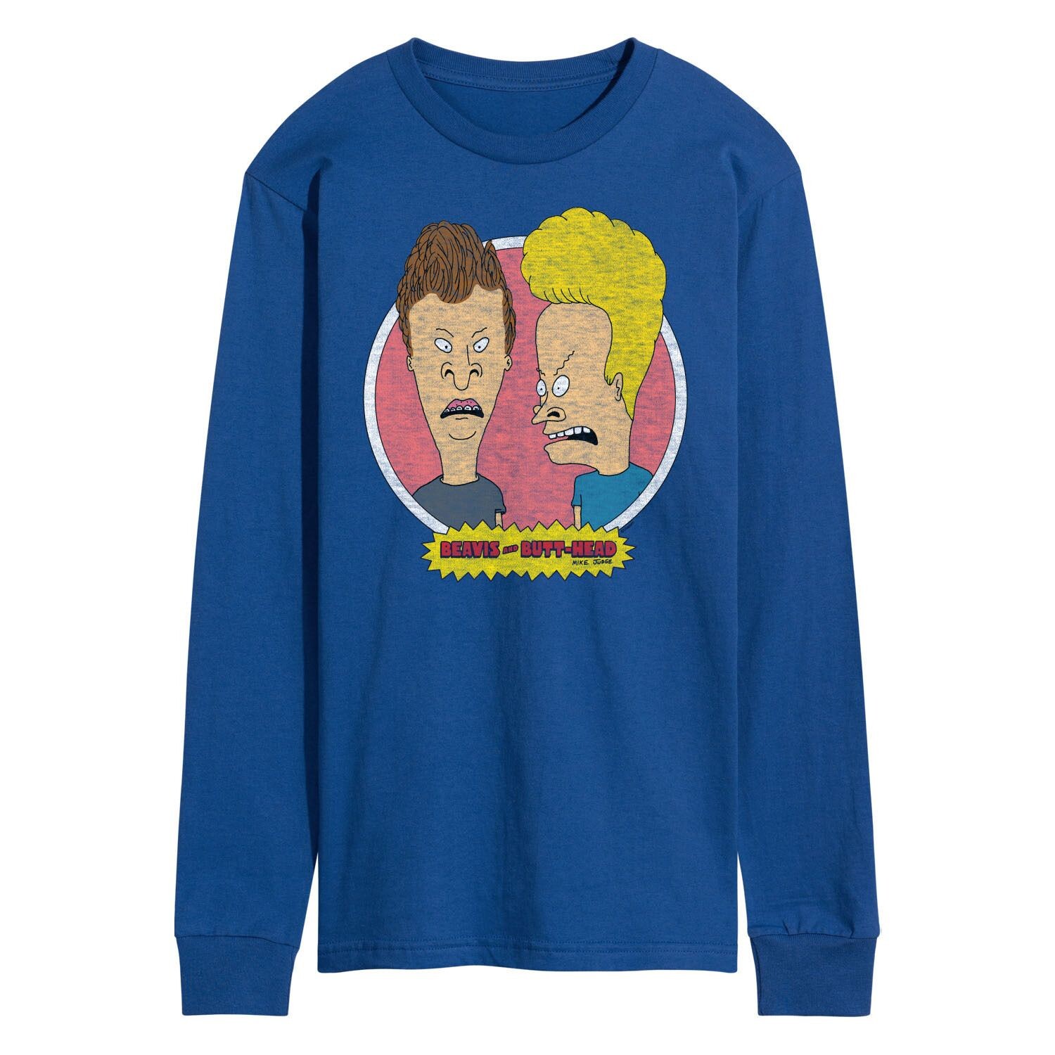 

Мужская футболка с длинными рукавами Beavis And Butthead 30th Licensed Character